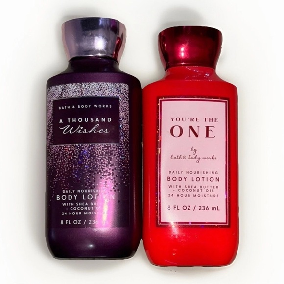 Bundle Bath & Body Works A Thousand Wishes and You're the One Body Lotion Set - Picture 1 of 2